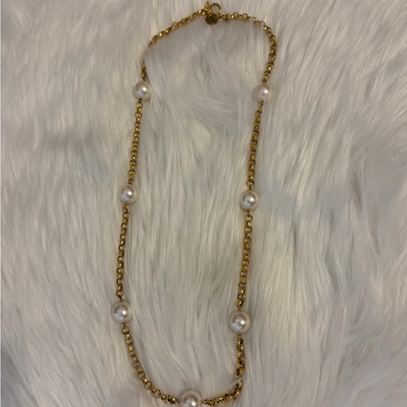 Anne Klein Jewelry - Anne Klein Gold and Pearl Necklace